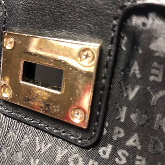 Kate Spade Zani Maple Court Black Scalloped Edge Bag Adjustable Shoulder Straps - Picture 5 of 8